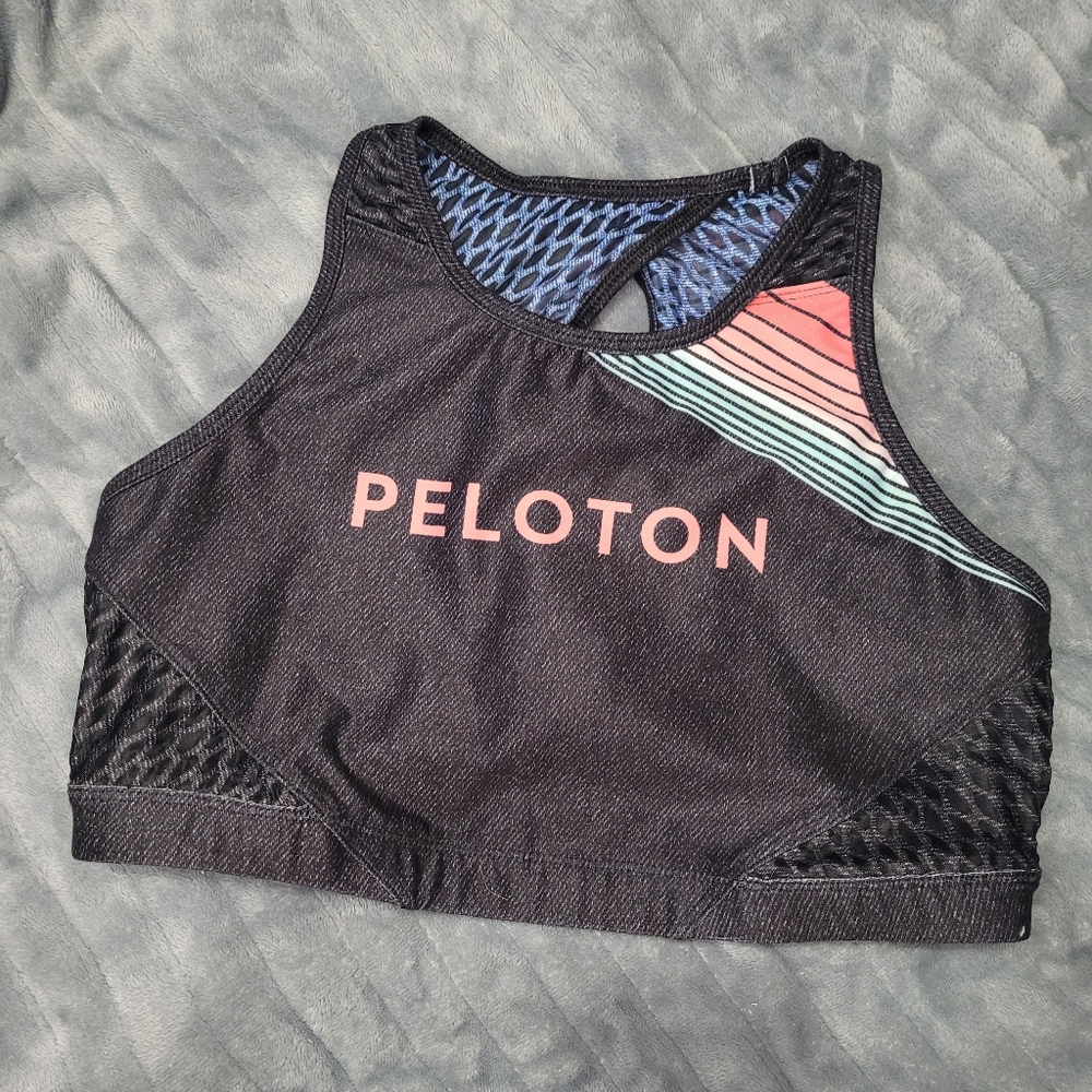 Peloton Rollergirl High Neck hn  Sports Bra Large